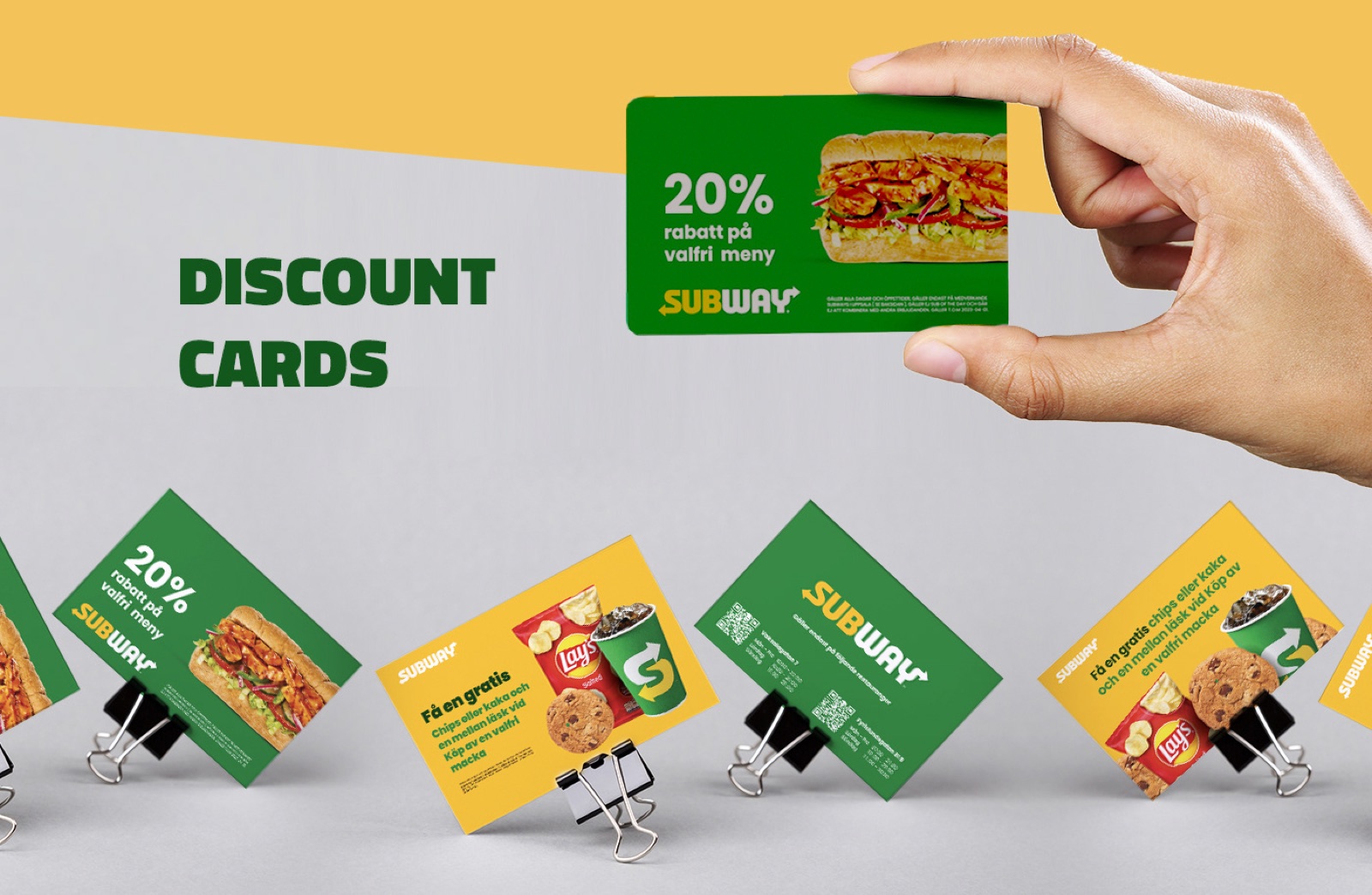 Subway Uppsala discount cards